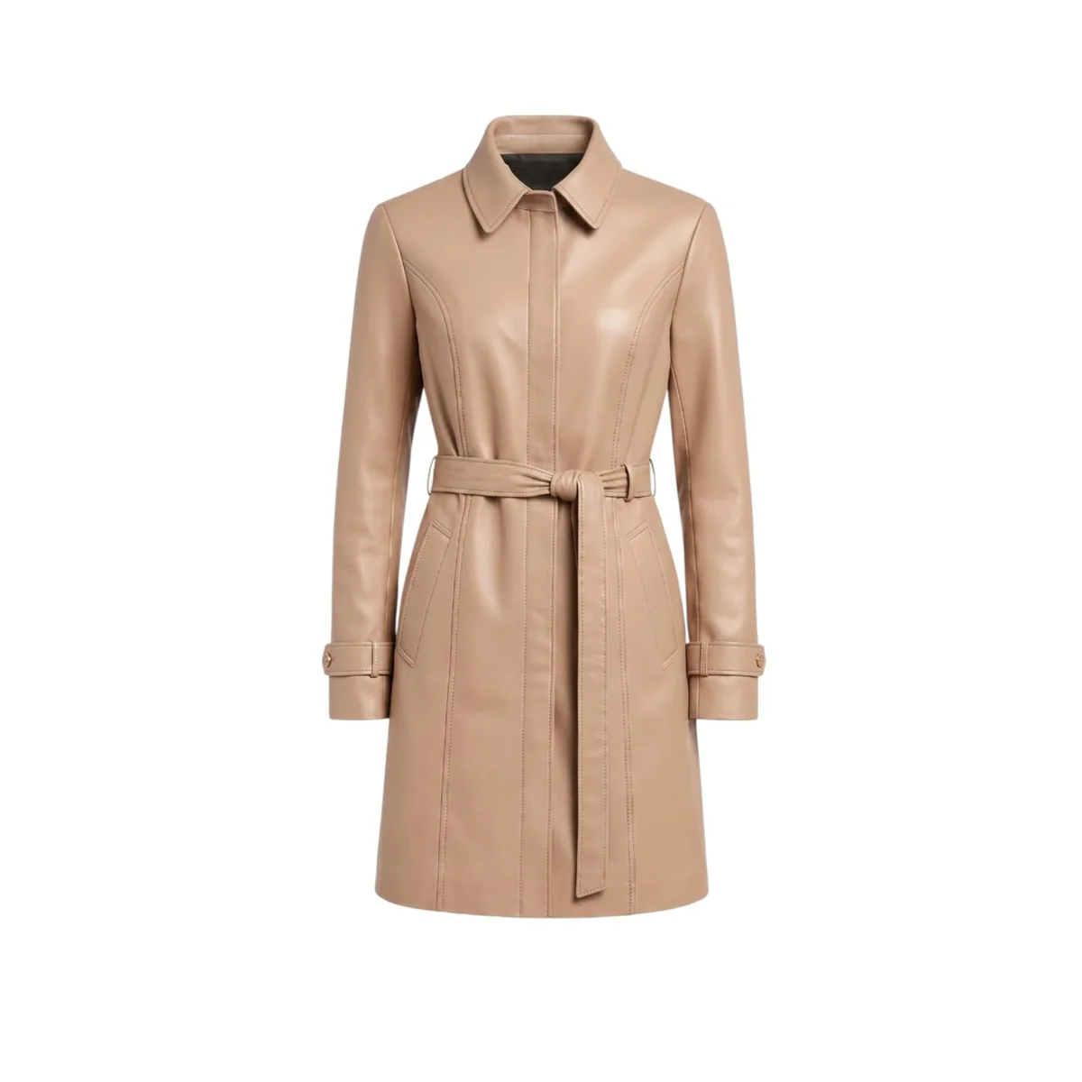Long Leather Coat